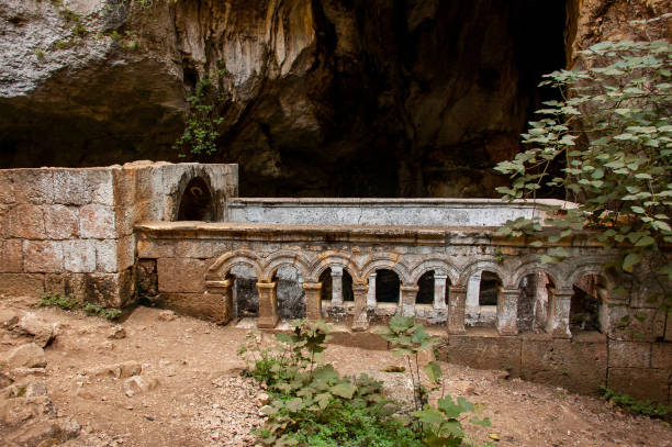 istock An ancient church inside sinkholes made for Virgin Mary. 1065618518