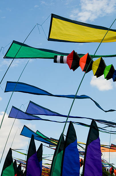 istock Colorful windflags at a festival 106561969