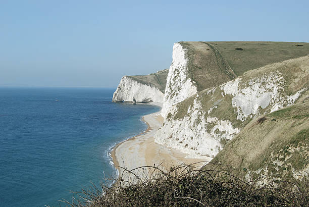 Jurassic Coast in the South of England stock photo