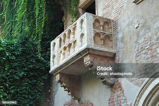 Balcony Of Juliet In Verona Italy Stock Photo - Download Image Now - Ancient, Architecture, Balcony