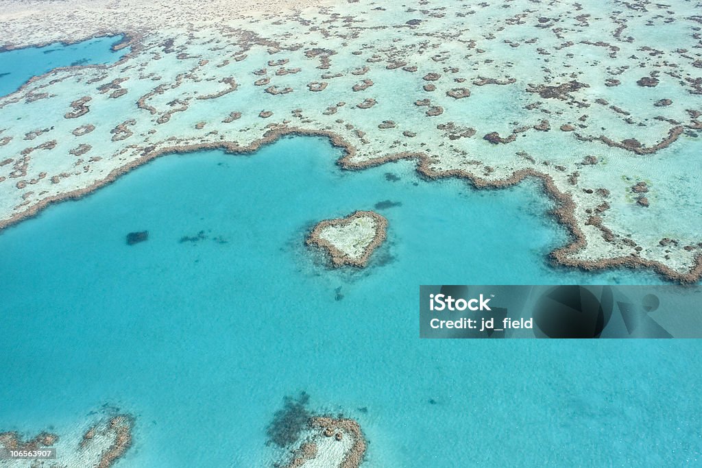 Heart Reef  Great Barrier Reef Stock Photo