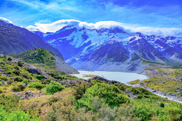 istock New Zealand Mount Cook. Hooker valley track. 1065643214