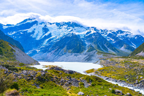istock New Zealand Mount Cook. Hooker valley track. 1065643350