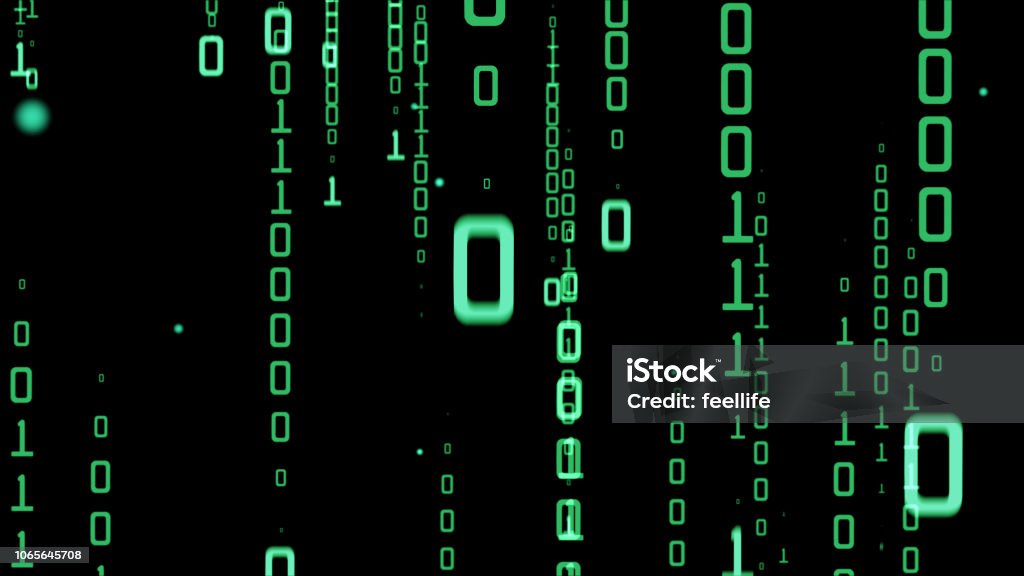 Binary Code Background Stock Photo - Download Image Now - Abstract ...