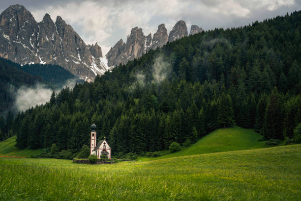 istock Church In the Dolomites 1065649282