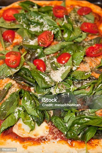 Homemade Pizza Stock Photo - Download Image Now - Antioxidant, Baked, Basil