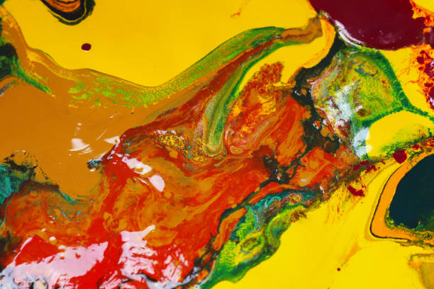 istock Colorful of watercolor mixed. 1065663530