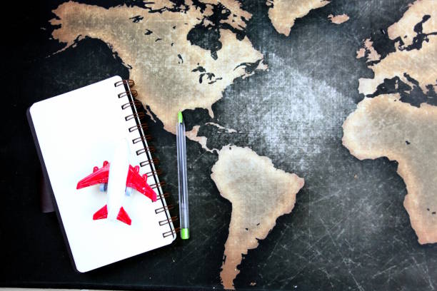 istock top view of travel accessories 1065664880