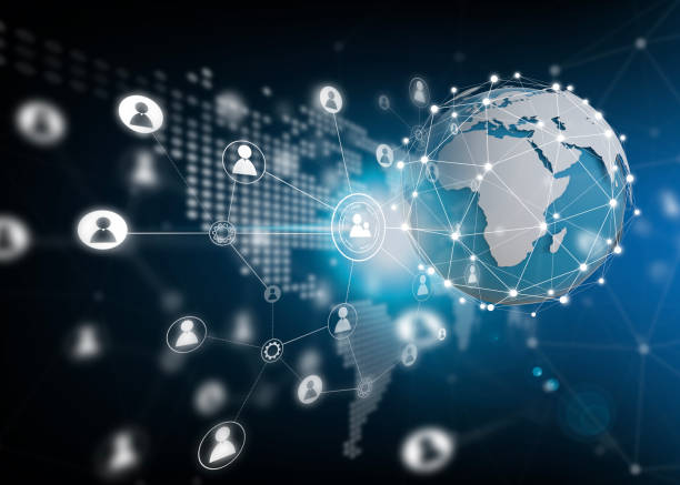 istock Modern connection technologies background,Concept of partnership and teamwork . Mixed media 1065666310