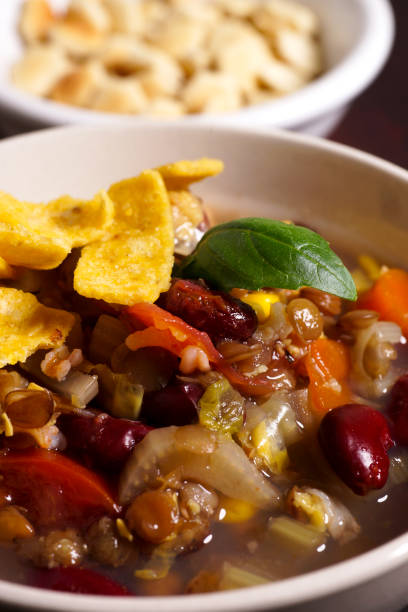istock Spicy Mexican Vegetarian Soup 1065677268