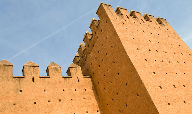 istock Red fortified walls of Rabat 106568507