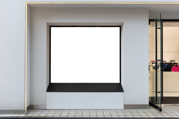 istock Shop Boutique Store Front with Big Window and Place for Name 1065687340