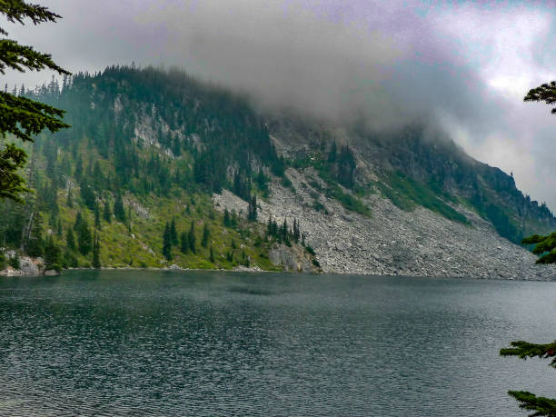 Lake Valhalla, Washington state stock photo