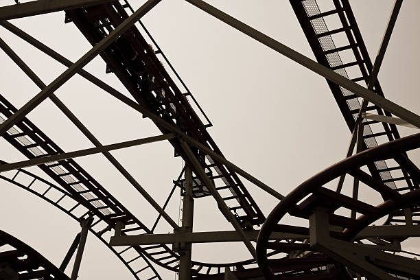 istock rollercoaster abstract of amusement park 106568863