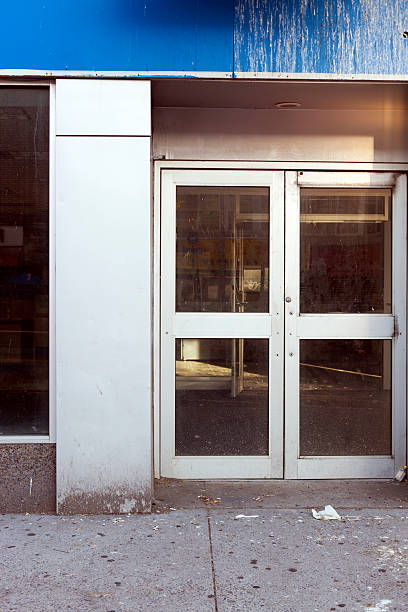 istock Abandoned bank entrance 106569315