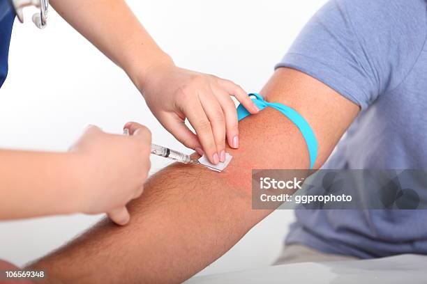Flu Shot Vaccination Stock Photo - Download Image Now - Contraceptive, AIDS, Adult