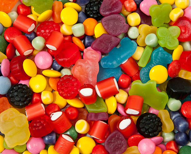 Candies Variety of sorts of candies for background gum drop photos stock pictures, royalty-free photos & images