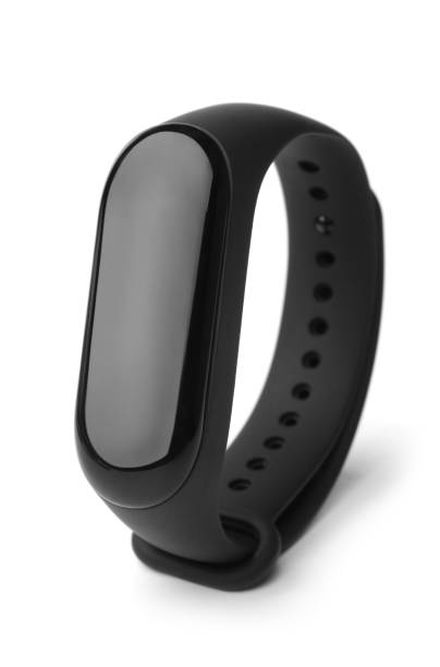 istock Black fitness watch (activity tracker) 1065706974