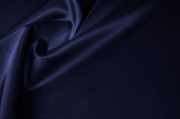 istock Texture, background, pattern. Fabric silk color cobalt, smalt, blue royal. 1065711180