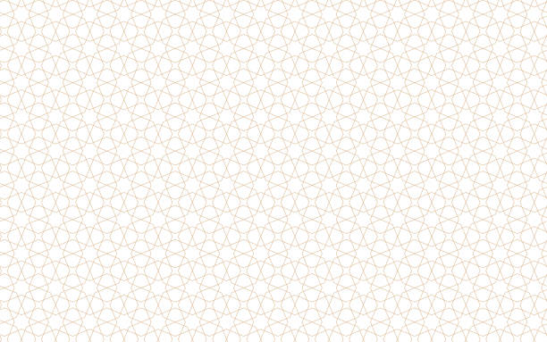 Arabic stars seamless pattern Seamless pattern of arabic asian culture,vector graphic artwork design element arabesque stock illustrations