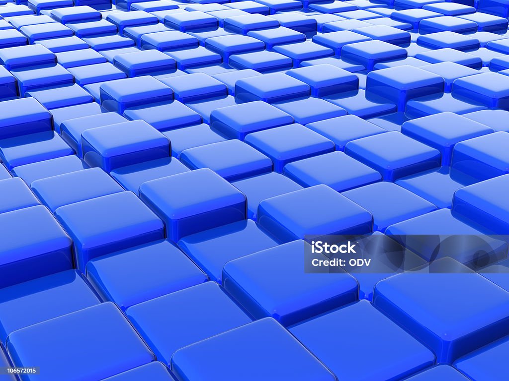 抽象的なブルーのボックス - ひらめきのロイヤリティフリーストックフォト
