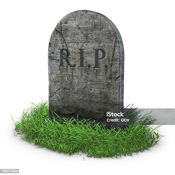 Gravestone Foto de stock y más banco de imágenes de Lápida - Lápida, Descanse en paz, Recortable