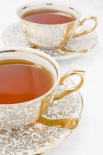 Cup tea stock photo