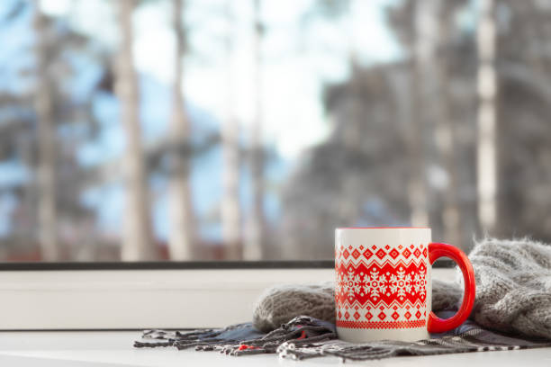 istock Steaming Cup of Hot Drink in winter 1065747256