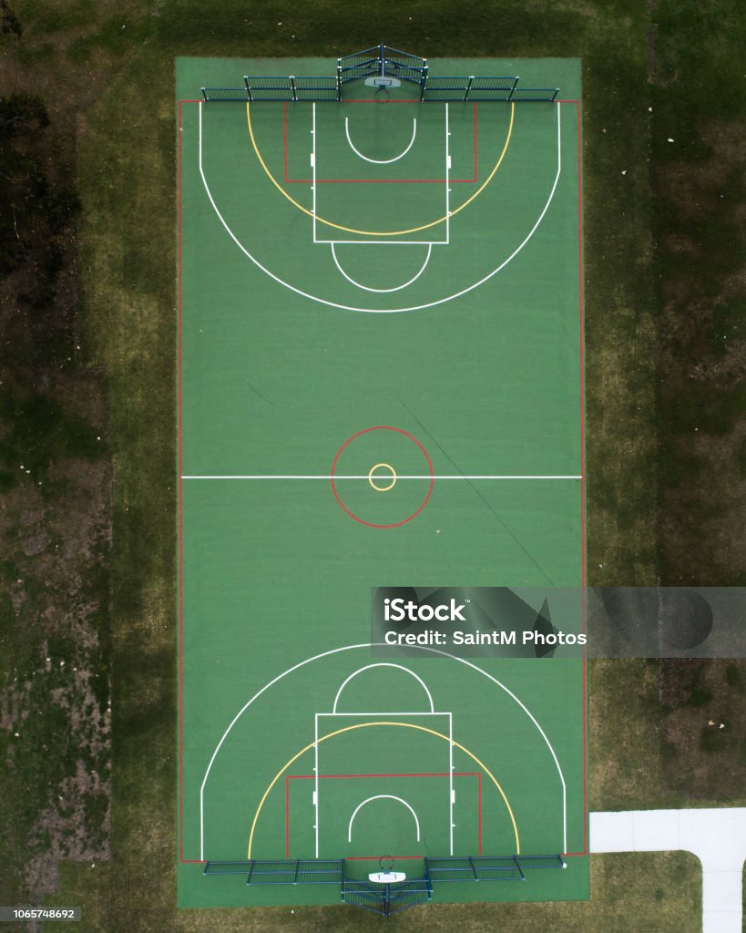 Basketball Court From Above Stock Photo Download Image Now Basketball Court From Above Stock Photo Download Image Now