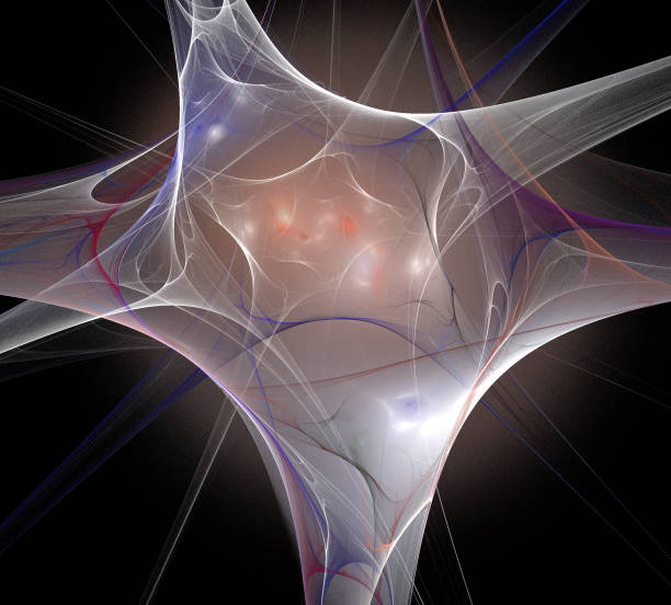 istock image of one Digital Fractal on Black Color 1065748996
