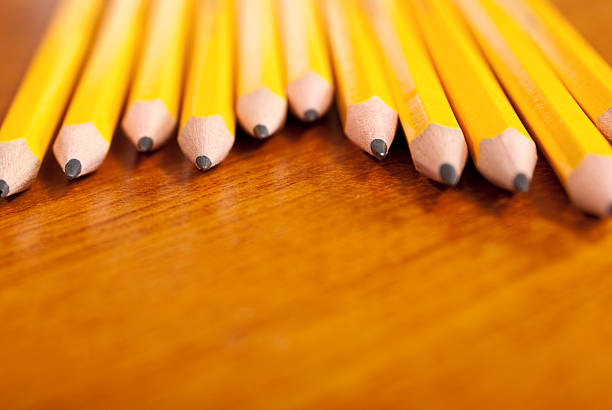 istock Pencils On a Wooden Desk 106575428