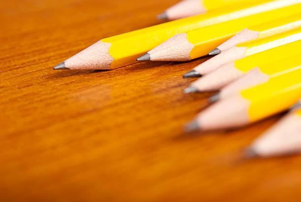 istock Pencils On a Wooden Desk 106575437