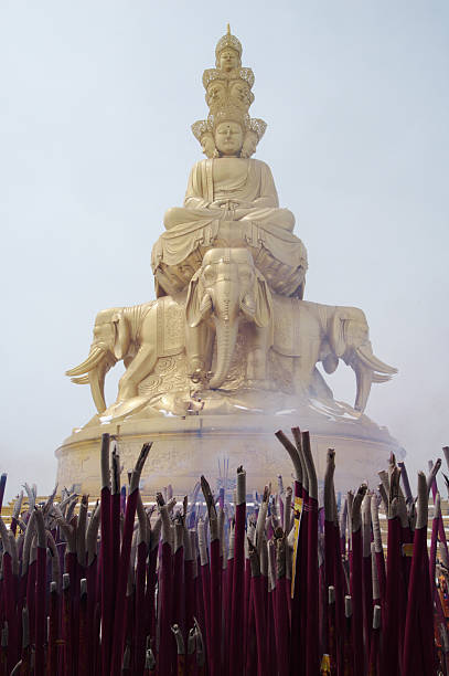 istock Puxian Buddha Statue,Emei Shan 106575771