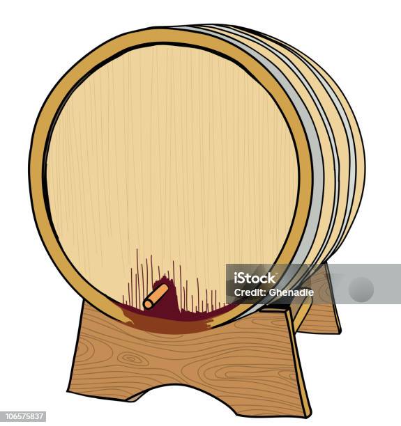Баррель — стоковая векторная графика и другие изображения на тему Алкоголь - напиток - Алкоголь - напиток, Без людей, Бочка