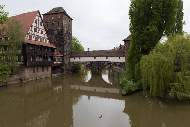 The historic old town of Nuremberg in Franconia