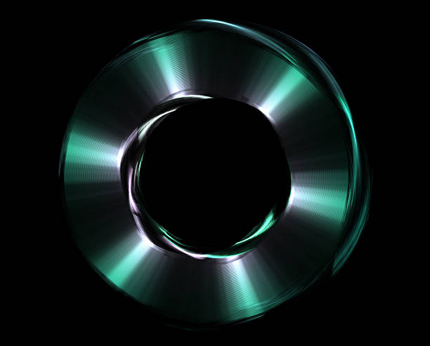 istock Vinyl Album Record in Motion 106576096
