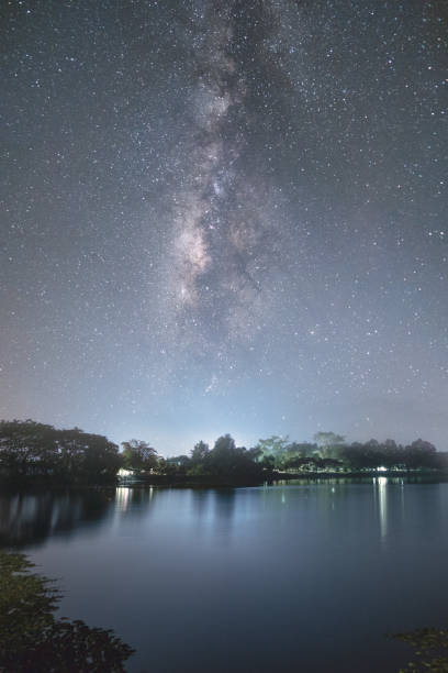 istock Scenic View Of Lake Against Sky At Night 1065762476