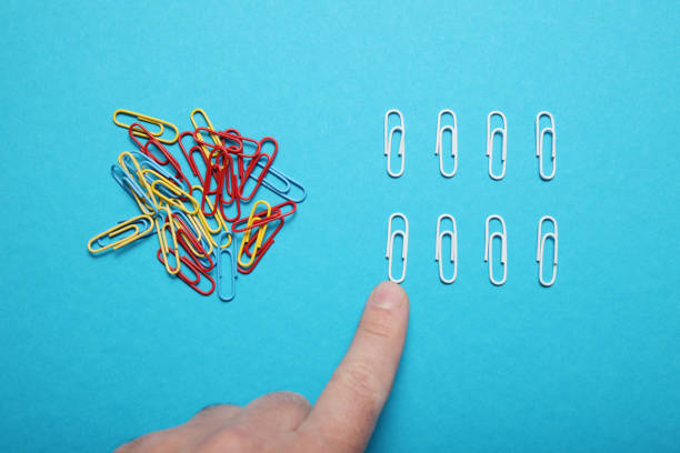 istock Accessory chaos and order. Business communication 1065763234