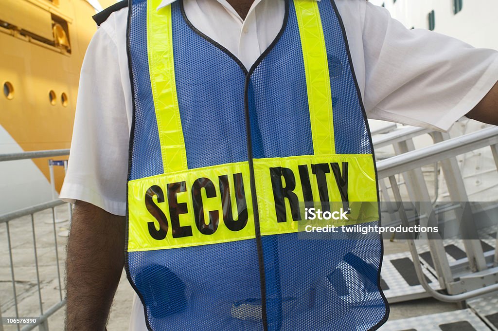 Colete de segurança - Foto de stock de Guarda de segurança royalty-free