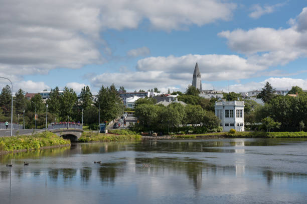 istock Landscape of Reykjavic downtown 1065764206