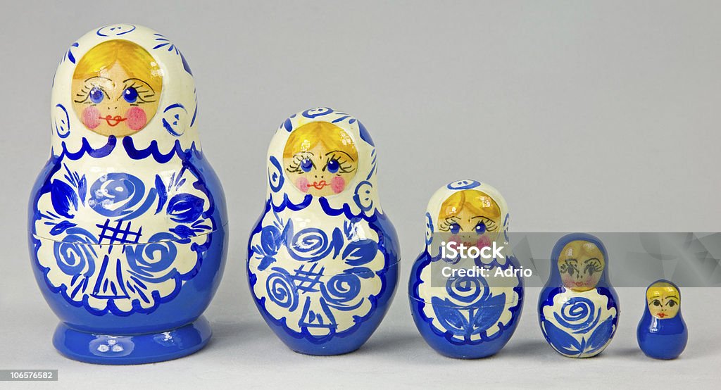 Russian Dolls from St Petersburg  Russian Nesting Doll Stock Photo