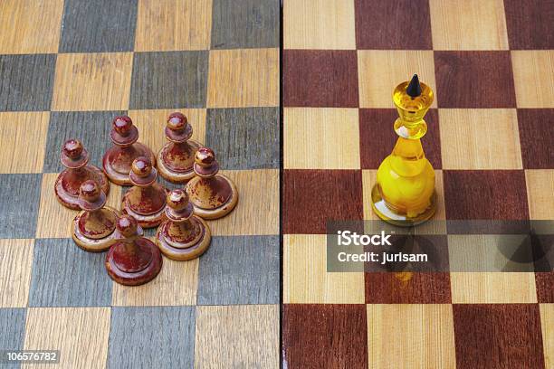 Rich And Poor Stock Photo - Download Image Now - Awe, Chess, Color Image