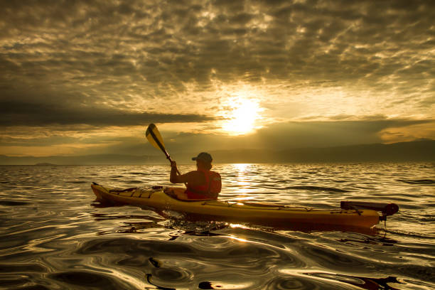 istock A man in a sea kayak on Lake Baikal 1065767892