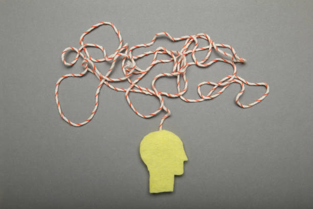 istock Mind stress, anxiety trouble. Chaos, adhd, pain 1065773188