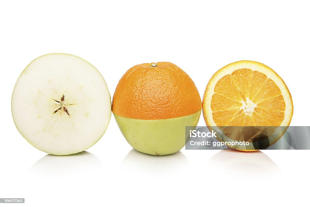 Сравнение яблоки на oranges - Стоковые фото Апельсин роялти-фри