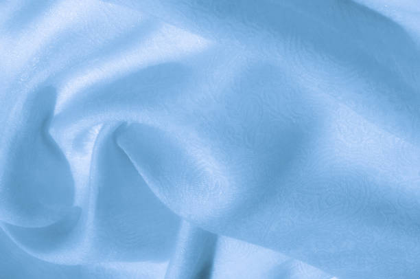 istock Texture, background, pattern. Fabric - silk light. Pale blue color. Silk Dupioni in Pale Water Blue colour 1065786500