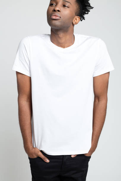istock Afro american man standing with hands in pocket 1065786854