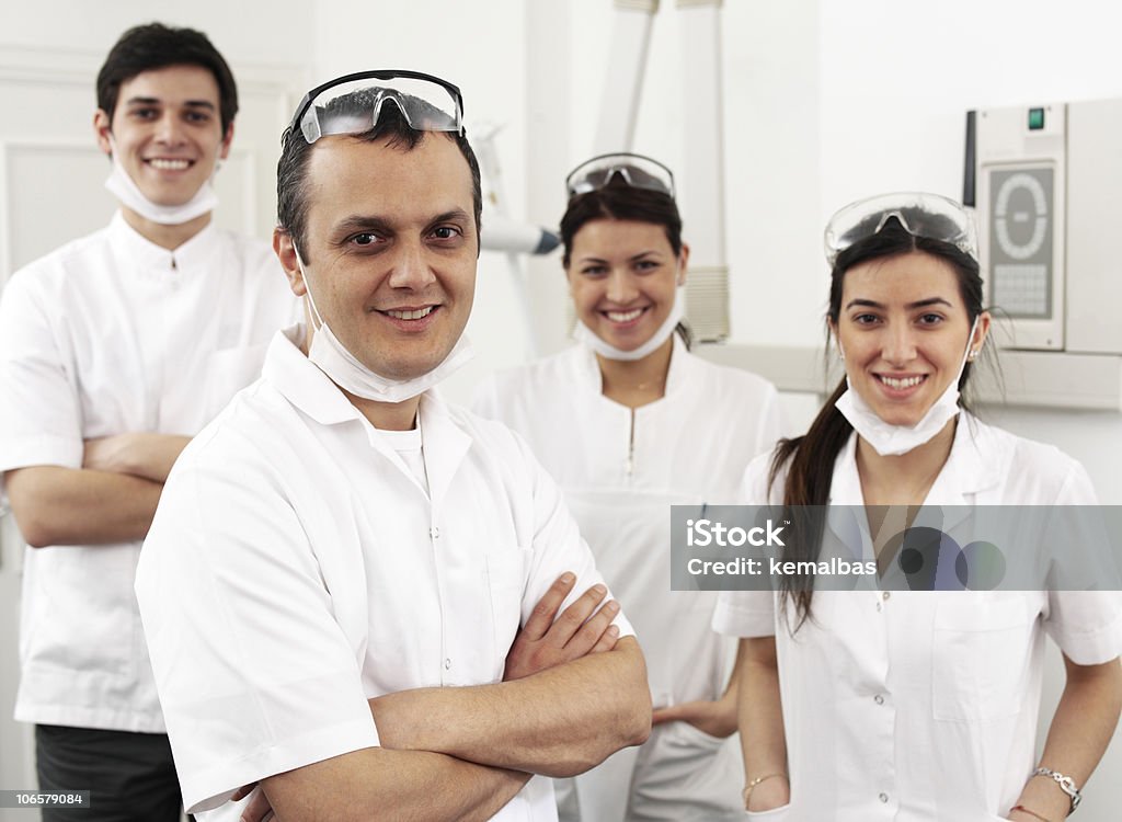 Dentist Team  30-39 Years Stock Photo