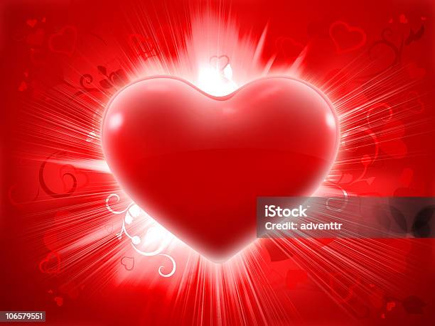 Valentinstag Hintergrund Mit Roten Herzform Stockfoto und mehr Bilder von Abstrakt - Abstrakt, Begehren, Bildhintergrund
