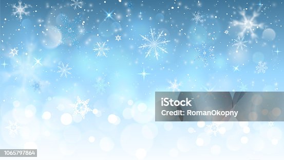 istock christmas blue background with snowflakes 1065797864